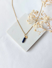 Ketting Lise - diverse edelstenen en bedel