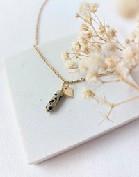 Ketting Lise - diverse edelstenen en bedel