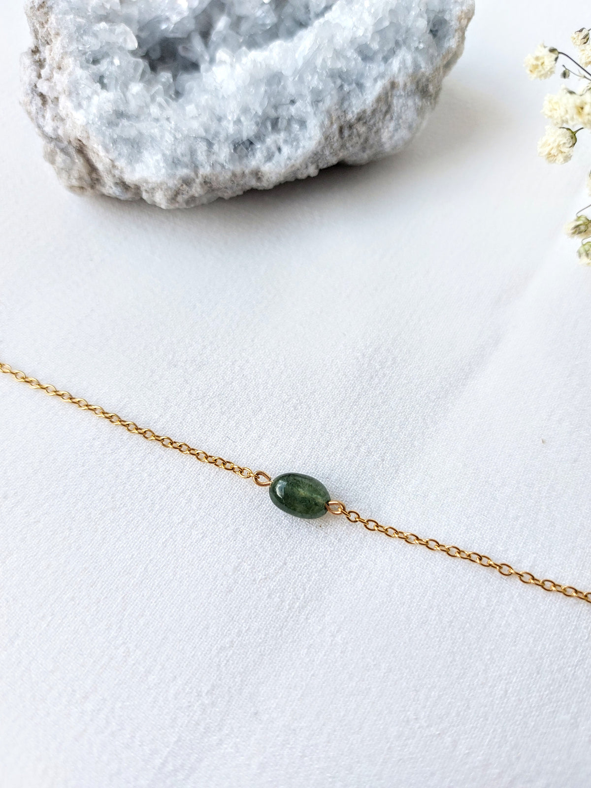 Armband Nova - Groene Rutielkwarts
