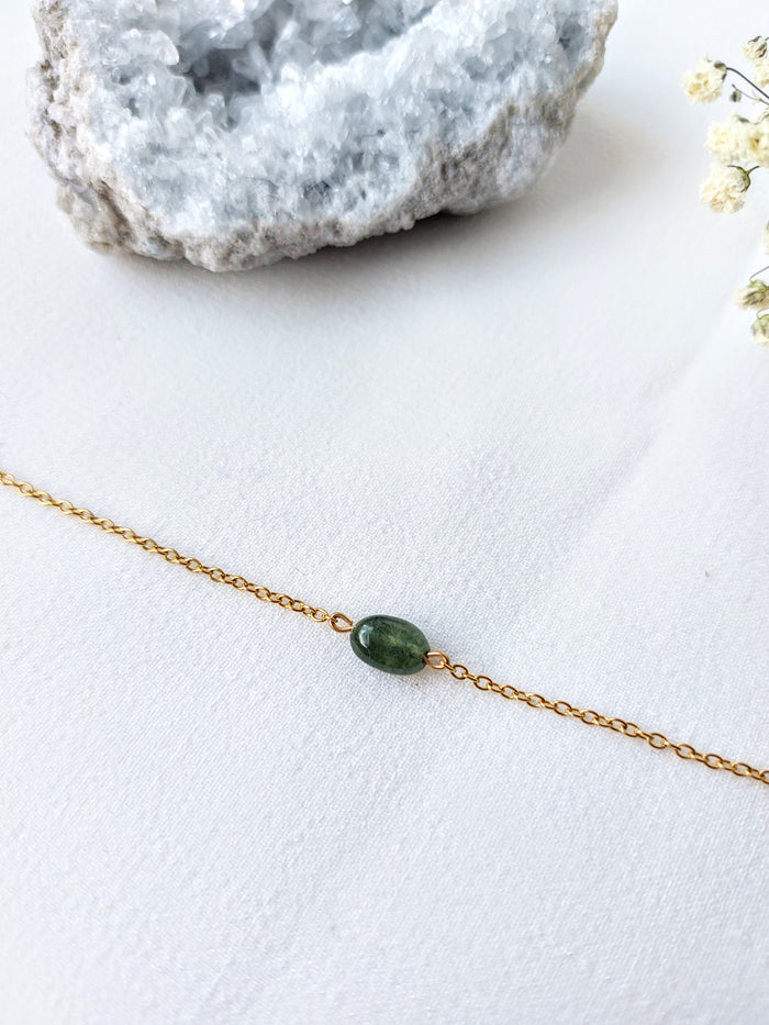 Armband Nova - Groene Rutielkwarts