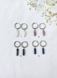 Oorbellen Evi - diverse edelstenen