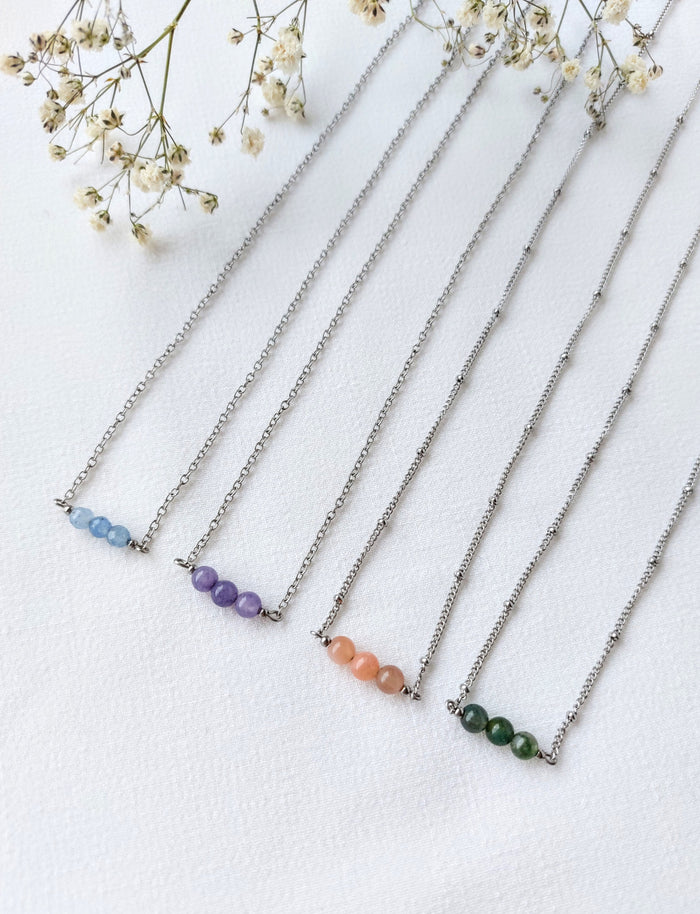 Ketting Nova - diverse edelstenen