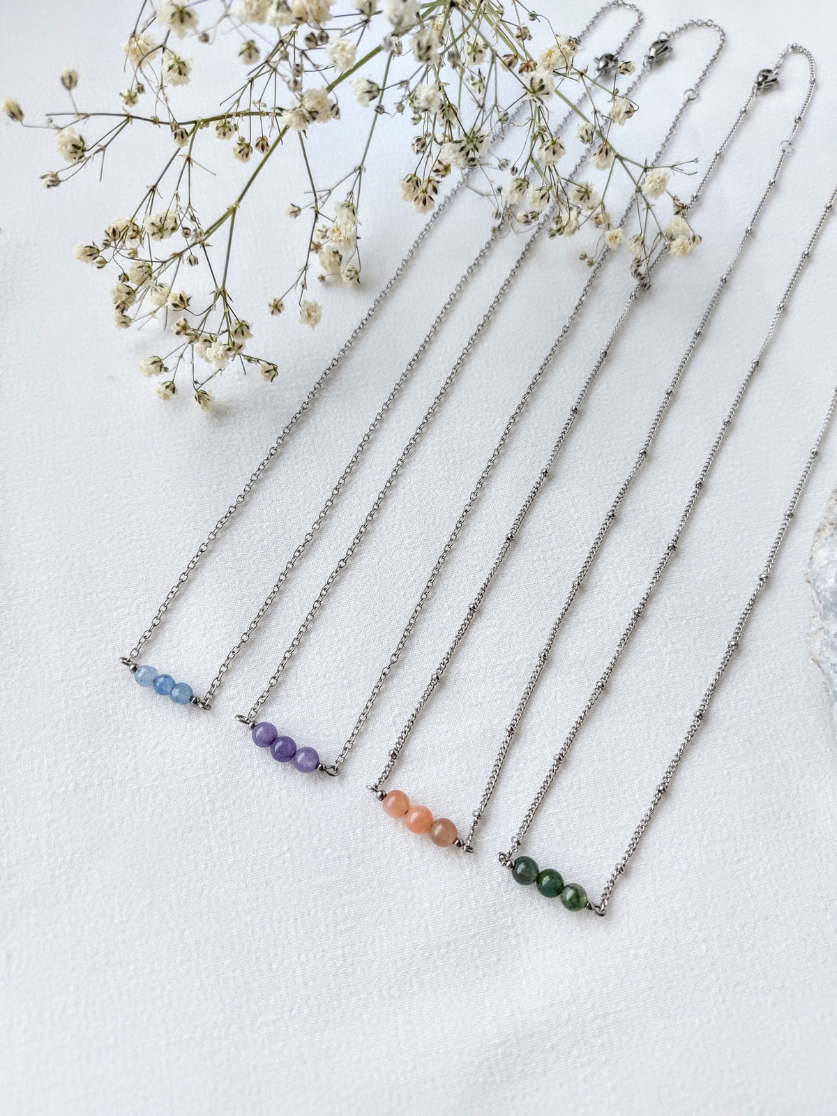 Ketting Nova - diverse edelstenen