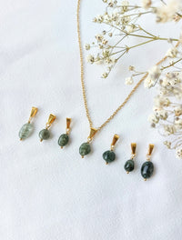 Ketting Nova - Unieke Groene Rutielkwarts