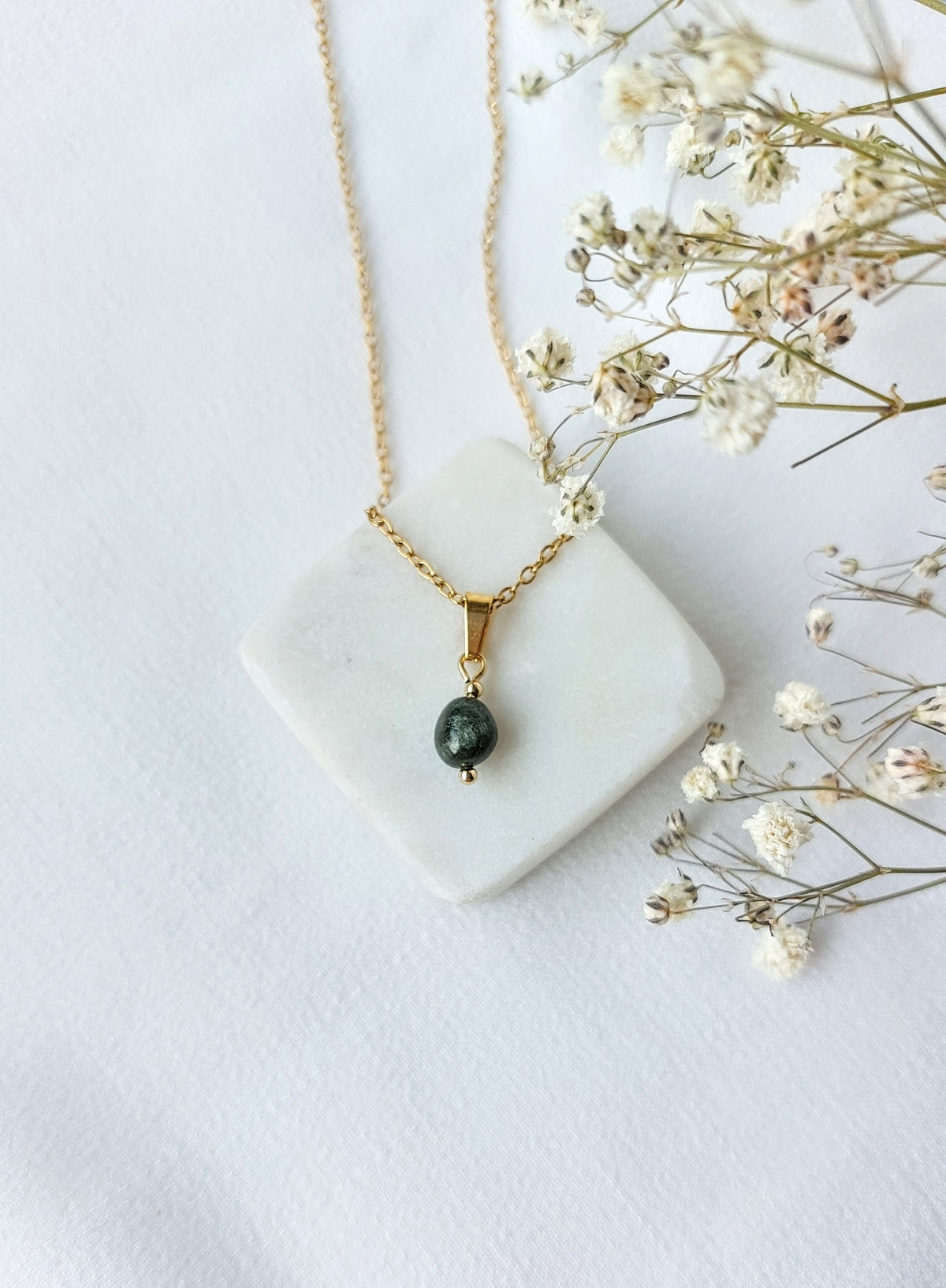 Ketting Nova - Unieke Groene Rutielkwarts