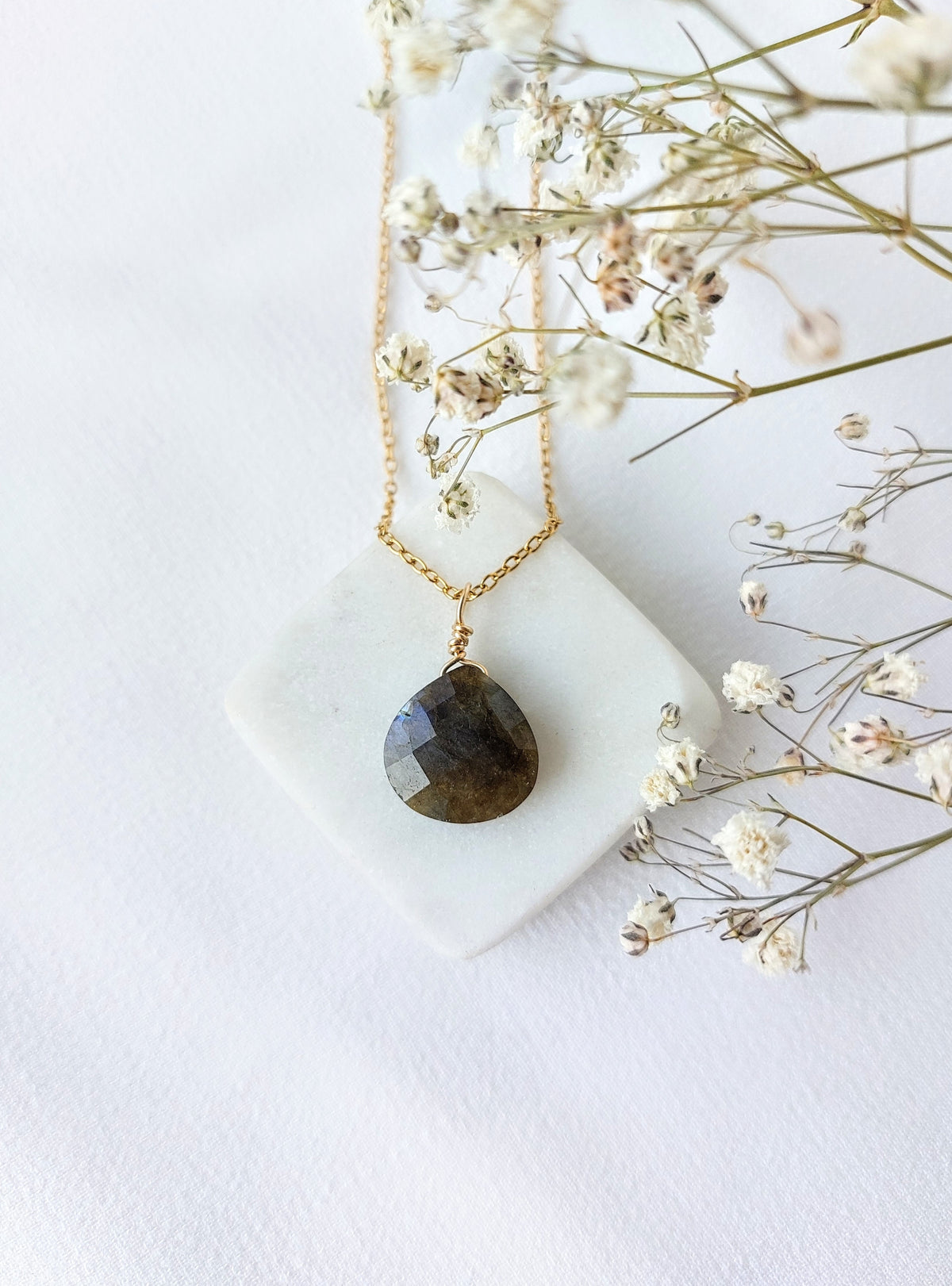 Ketting Elin - diverse edelstenen