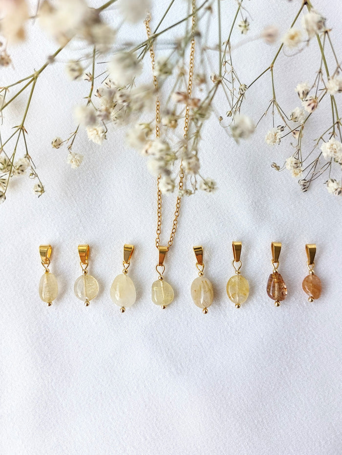 Ketting Nova - Unieke Gouden Rutielkwarts