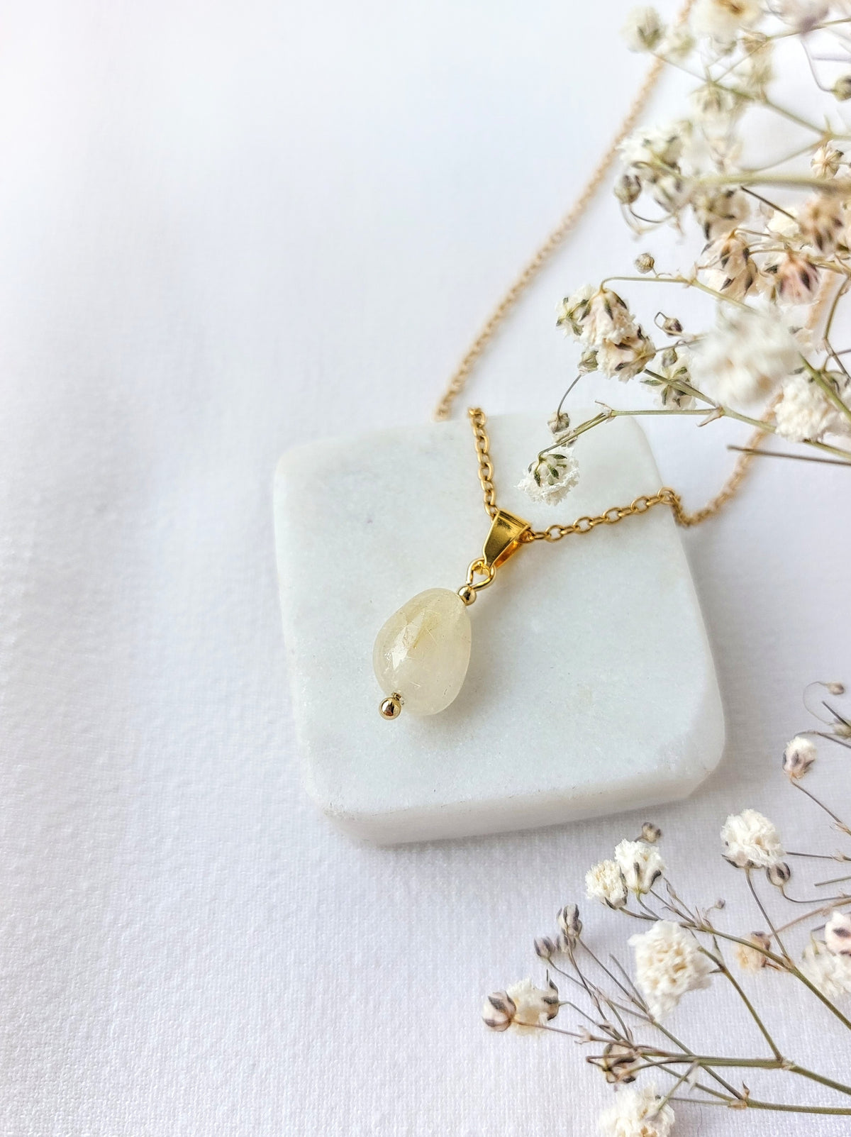 Ketting Nova - Unieke Gouden Rutielkwarts