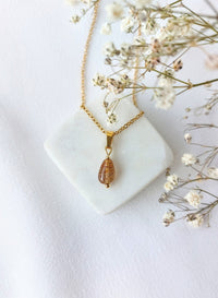 Ketting Nova - Unieke Gouden Rutielkwarts