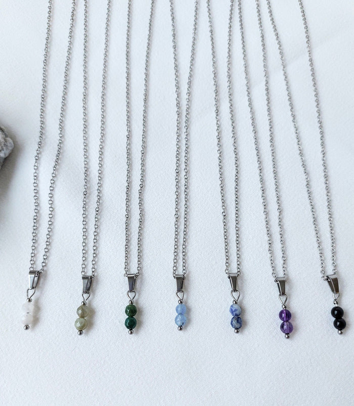 Ketting Lily - diverse edelstenen