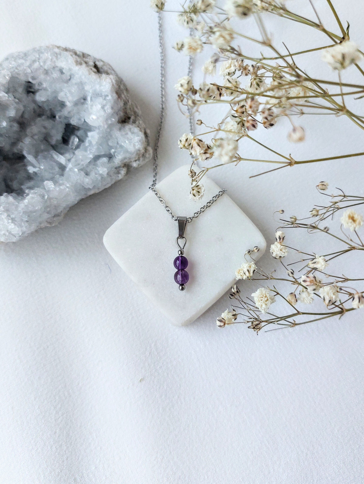Ketting Lily - diverse edelstenen