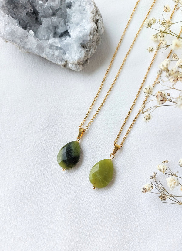 Ketting Noor - Groene Jade