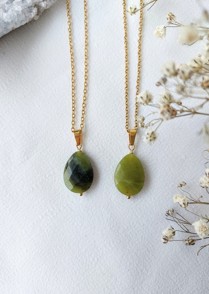 Ketting Noor - Groene Jade