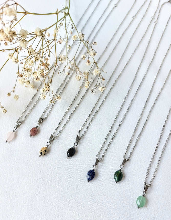 Ketting Floor - diverse edelstenen