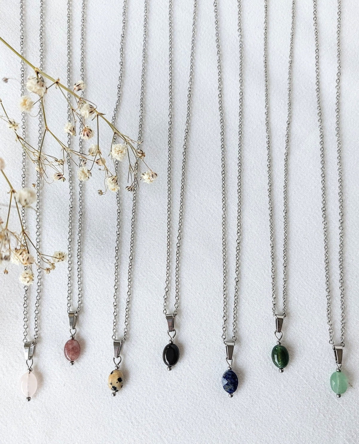 Ketting Floor - diverse edelstenen