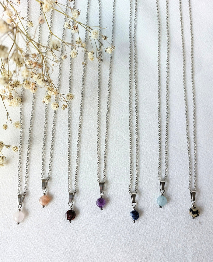 Ketting Nina - diverse edelstenen