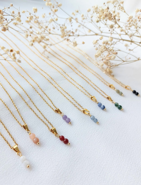 Ketting Lily - diverse edelstenen