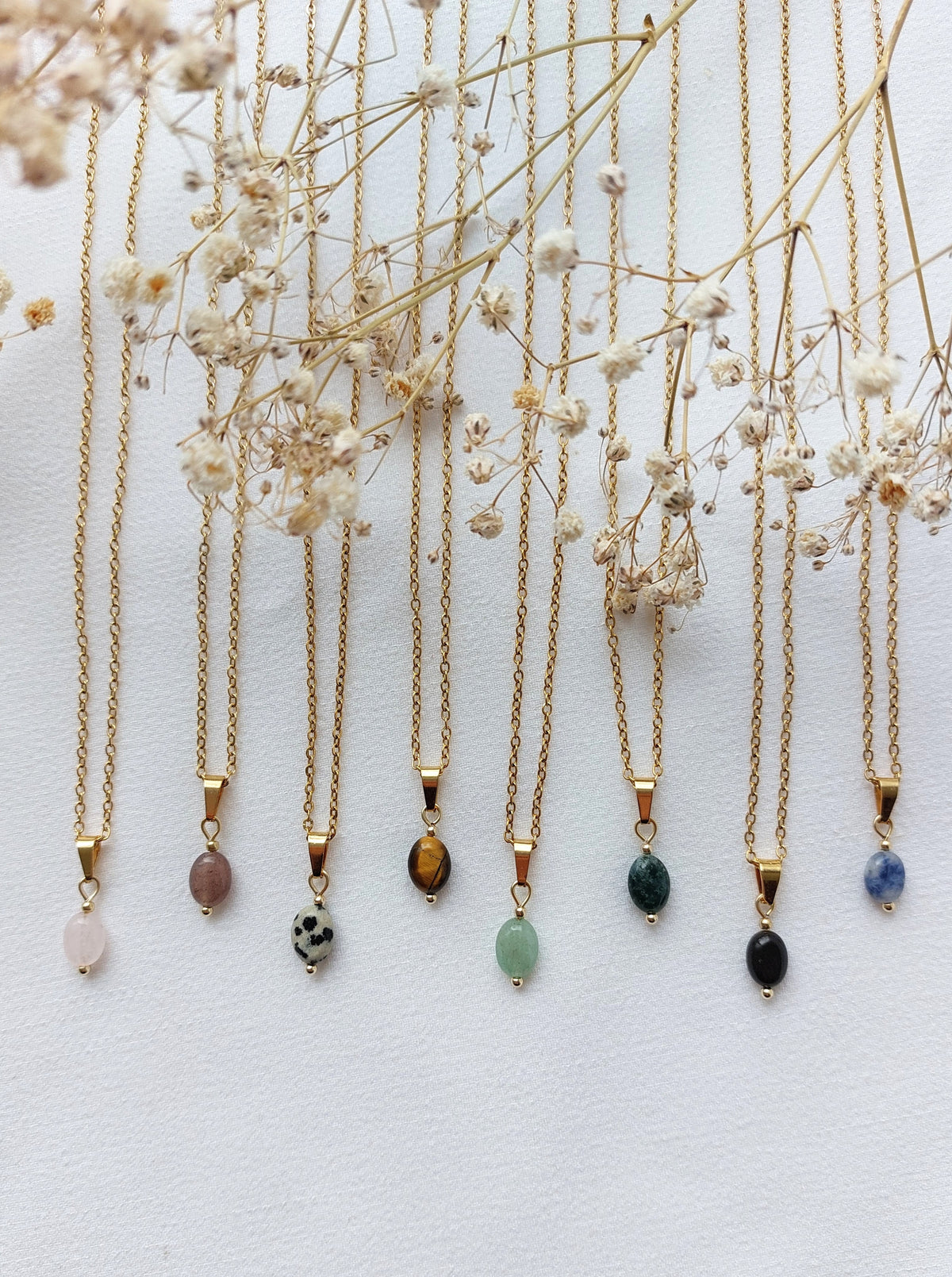 Ketting Floor - diverse edelstenen