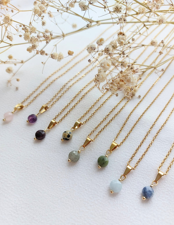 Ketting Nina - diverse edelstenen