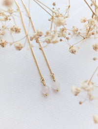 Ear threaders Nina - diverse edelstenen