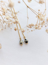 Ear threaders Nina - diverse edelstenen