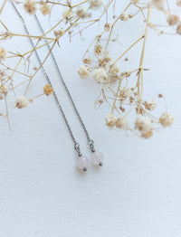 Ear threaders Nina - diverse edelstenen