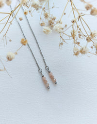 Ear threaders Yana - diverse edelstenen