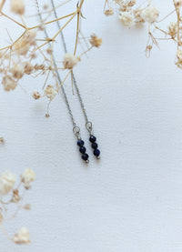 Ear threaders Yana - diverse edelstenen