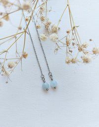 Ear threaders Nina - diverse edelstenen