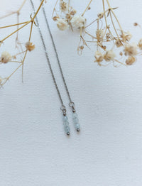 Ear threaders Yana - diverse edelstenen