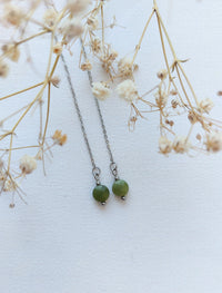 Ear threaders Nina - diverse edelstenen