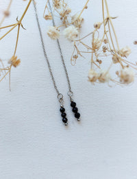 Ear threaders Yana - diverse edelstenen