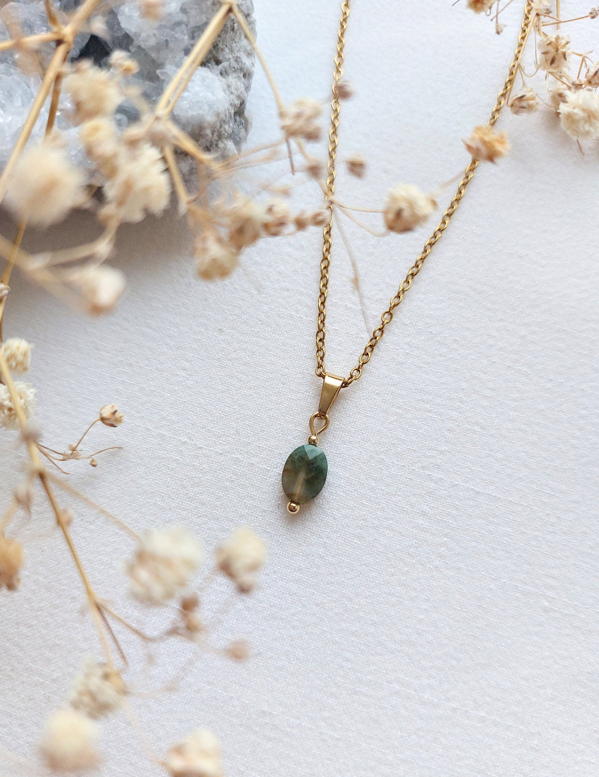 Ketting Flore - Unieke India Agaat
