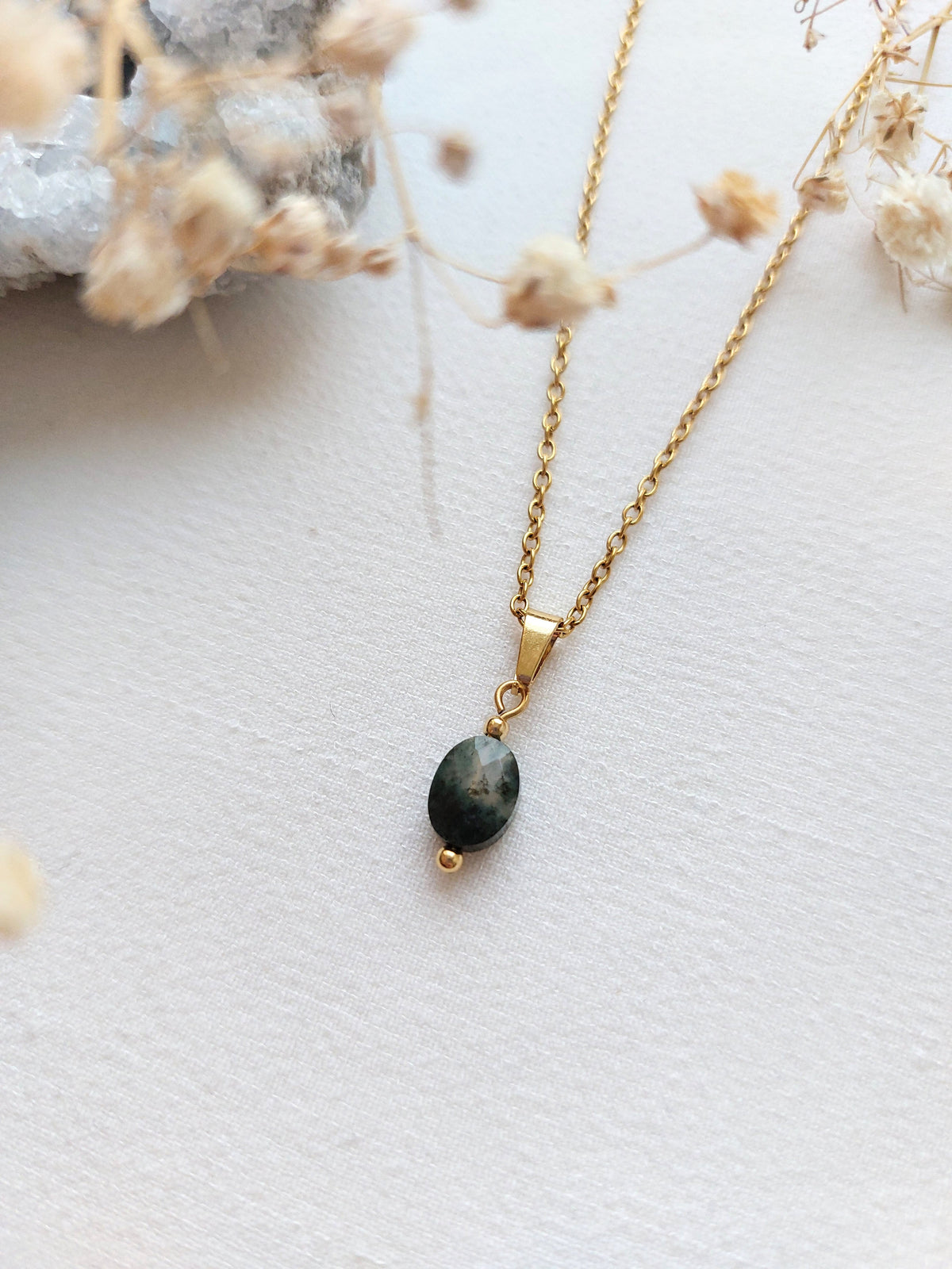 Ketting Flore - Unieke India Agaat