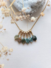 Ketting Flore - Unieke India Agaat