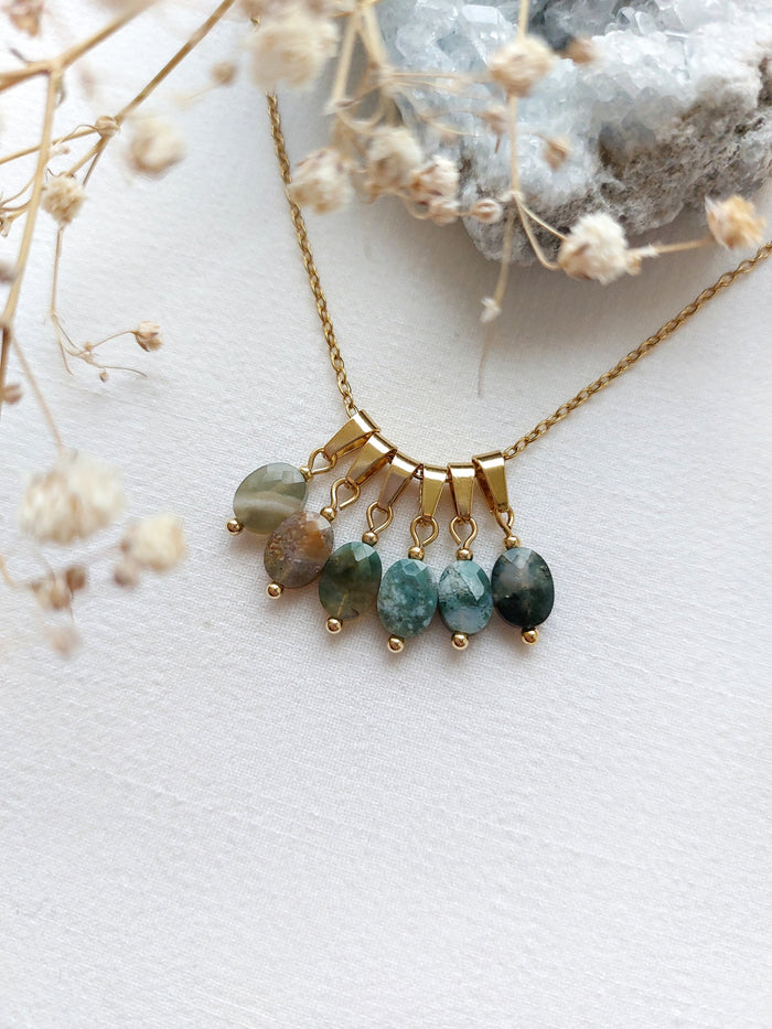 Ketting Flore - Unieke India Agaat