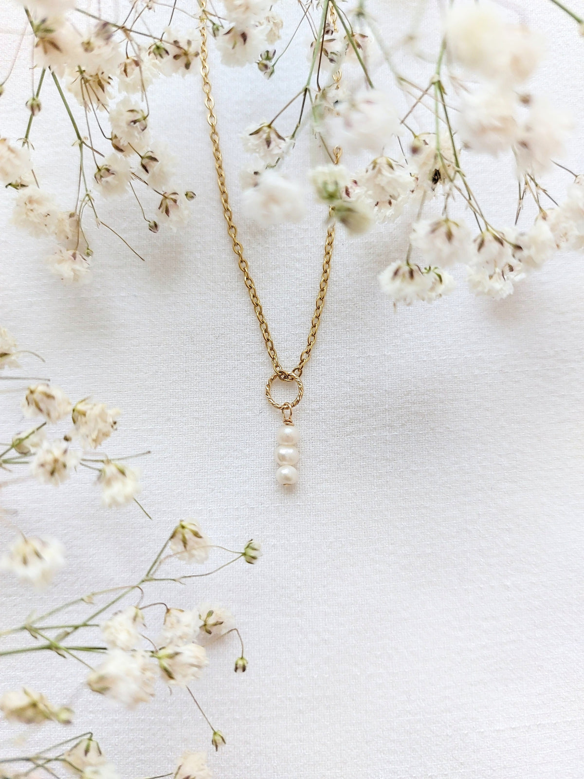 Ketting Belle - Zoetwaterparel