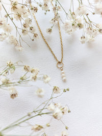 Ketting Belle - Zoetwaterparel