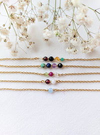 Armband Mila - Geboortesteen sieraad
