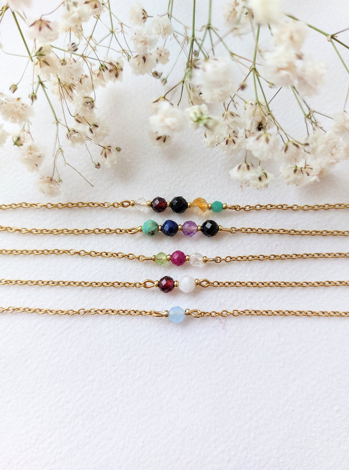 Armband Mila - Geboortesteen sieraad