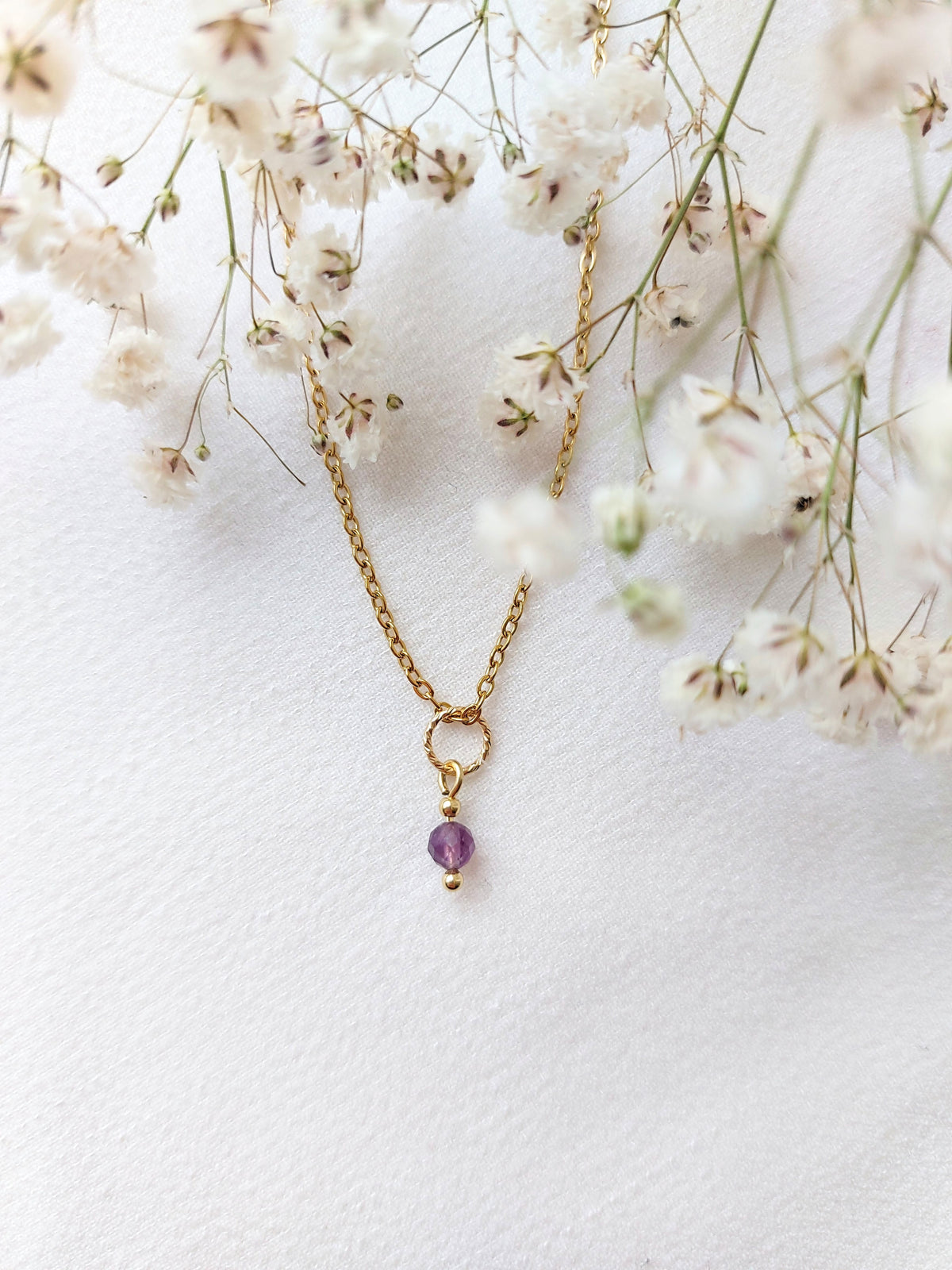 Ketting Mila - Geboortesteen sieraad