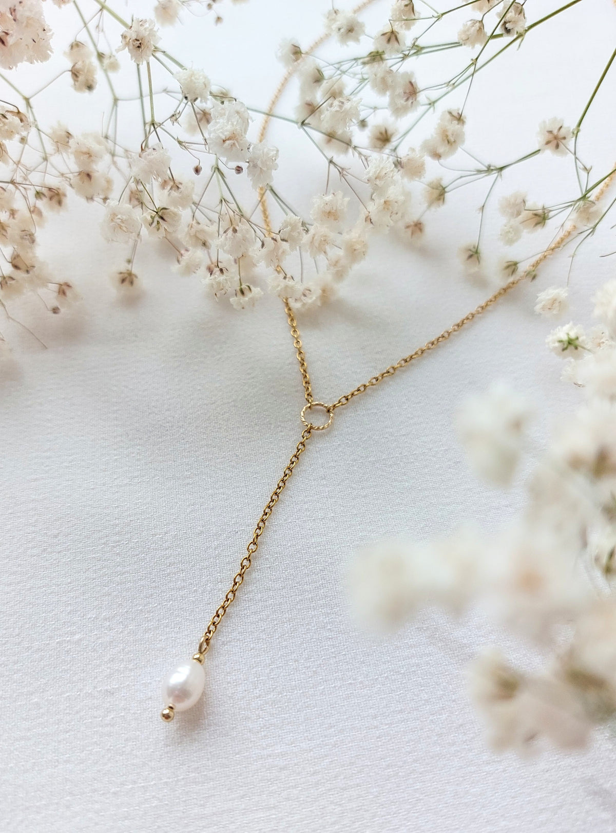 Ketting Ella - Zoetwaterparel