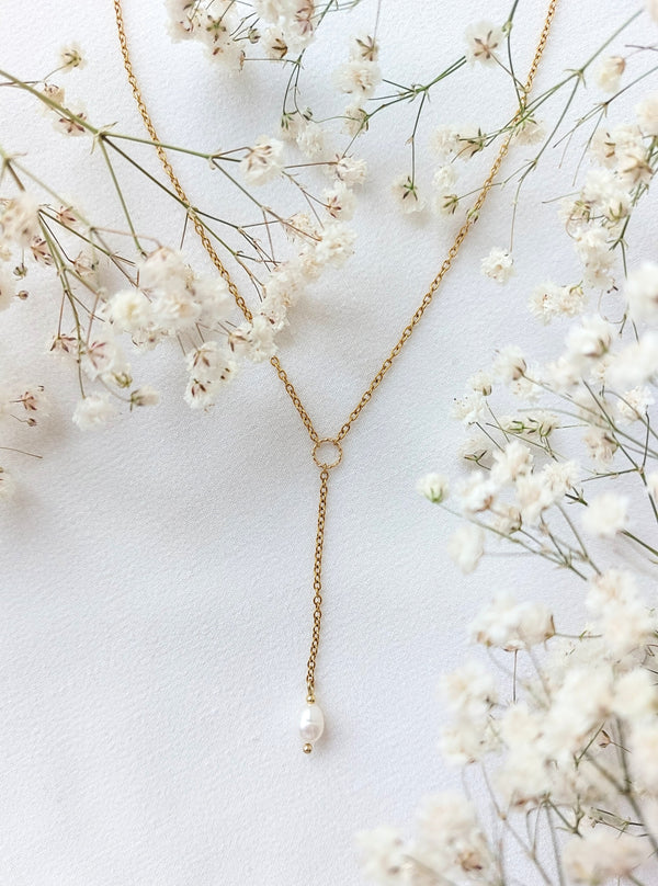 Ketting Ella - Zoetwaterparel
