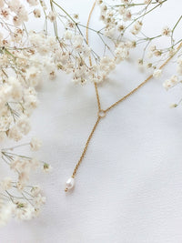 Ketting Ella - Zoetwaterparel