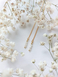 Ear Threaders Feline - Maansteen