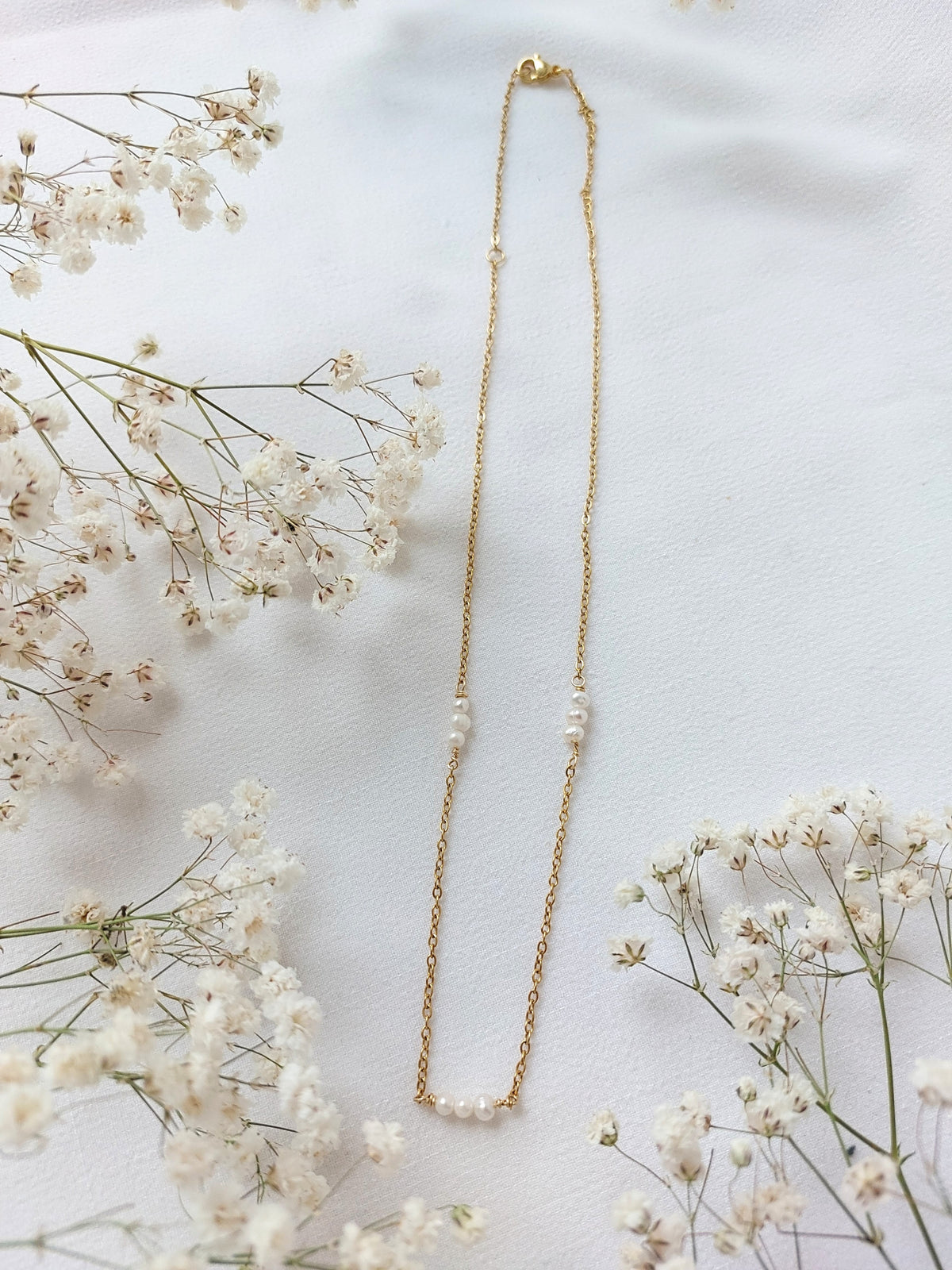 Ketting Belle - Zoetwaterparels