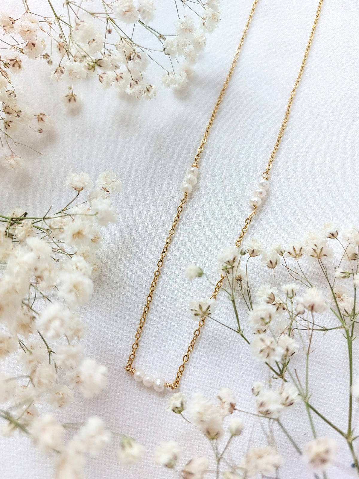Ketting Belle - Zoetwaterparels