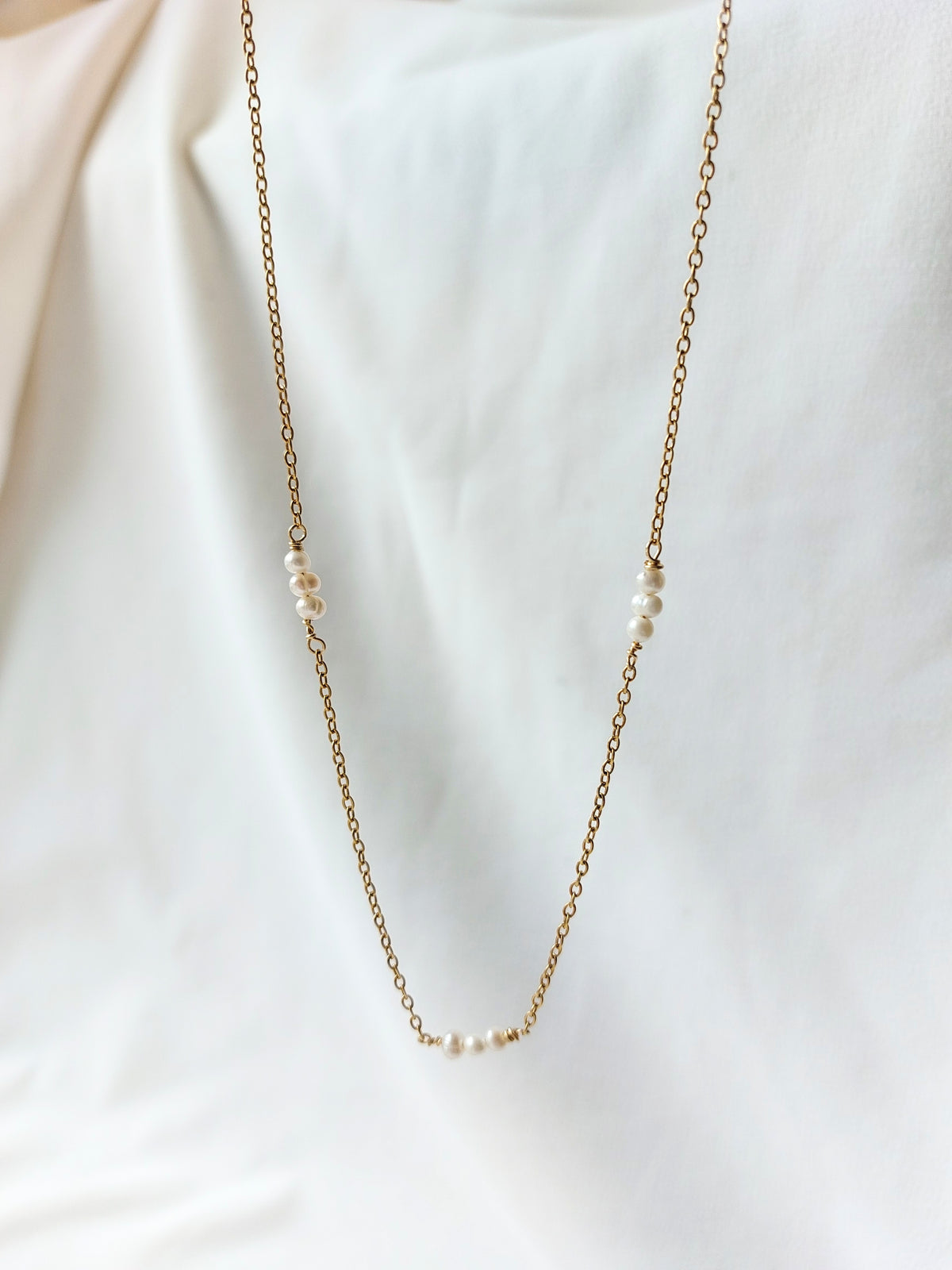 Ketting Belle - Zoetwaterparels
