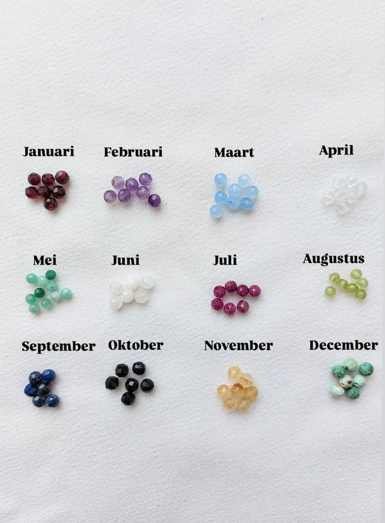 Ketting Mila - Geboortesteen sieraad