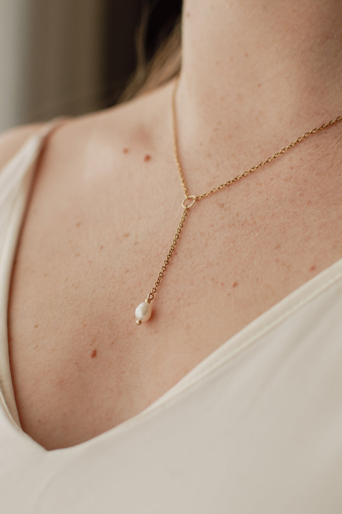 Ketting Ella - Zoetwaterparel